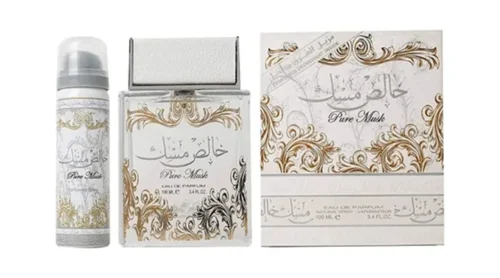 Pure Musk 100ml Unisex Lattafa Edp 2pcs Con Desodorante