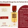 Lattafa Ana Abiyedh Rouge Edp 60 Ml