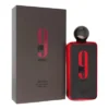 Perfume 9PM Rebel Eau de Parfum 100 ml unisex. Aroma intenso y audaz con notas especiadas, dulces y amaderadas. Ideal para quienes buscan destacar.