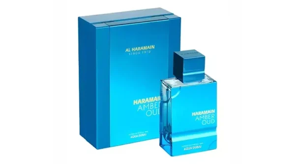 Perfume Amber Oud Aqua Dubai Unisex – Eau de Parfum 100 ml Exclusivo y Sofisticado