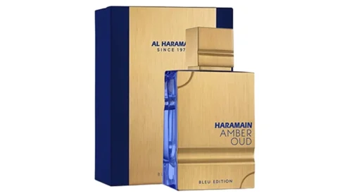 Amber Oud Bleu Edition Eau de Parfum 100 ml unisex. Fragancia fresca y amaderada con toques especiados y ámbar. Ideal para día y noche con un estilo sofisticado.
